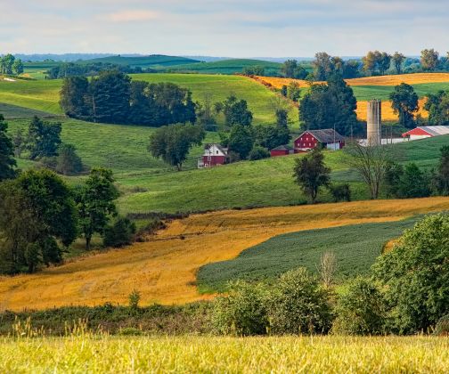 Rural Ohio landscape.